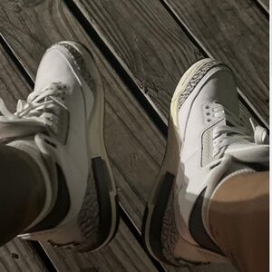 Air Jordan 3 Retro Hide N Sneak Sneakers Size 3y